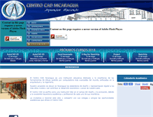 Tablet Screenshot of centrocadnicaragua.com
